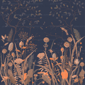 Фреска ручной работы Dream Forest Nocturnal Meadow NR26-COL2