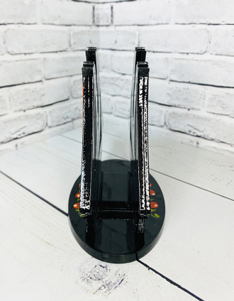 Салфетница Кораблик 115*145 мм с росписью Хохлома