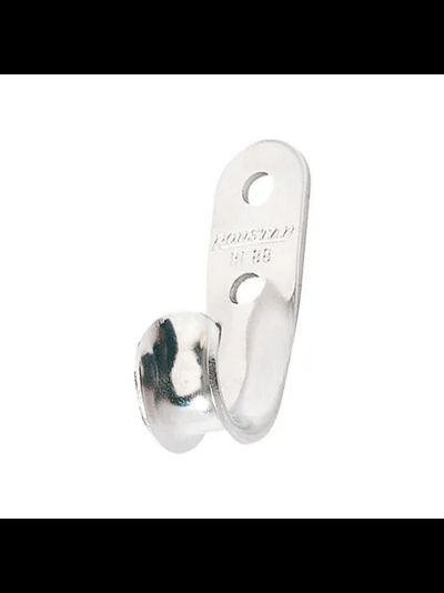 Крюк палубный из нержавеющей стали для крепления тросов Ronstan RF88 13,5х50,5мм
