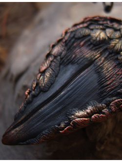 Чокер в стиле этно-готики "Татибе Ночи, Лесной Ворон"