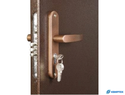 Фурнитура для входной двери СОЮЗ Эконом металл/металл | КВИРТЕК