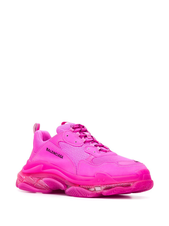 Balenciaga triple s rose fluo top