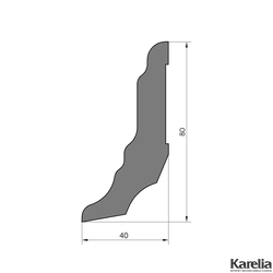 Плинтус напольный Pedross Дуб шпон 80х40х2500 купить в интернет-магазине karelia-floor.ru