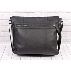 Кожаная мужская сумка Madruzzo black (арт. 5068-01)