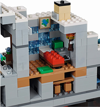 Lego minecraft the mountain cave 21137 sales