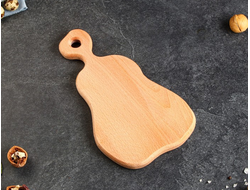 Доска разделочная "Груша", 310х170х15 мм, цельный массив бука