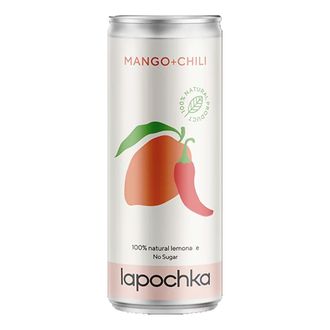 Натуральный лимонад "Mango+Chili", 0,33л, (Lapochka)