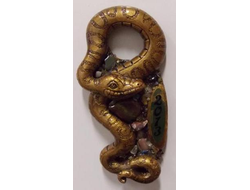 Магнит ЗМЕЯ с самоцветами, арт А-51. ОПТ