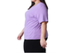 Женская футболка  из хлопка  Арт. 6336-0026 (цвет лиловый) Размеры 56-80
