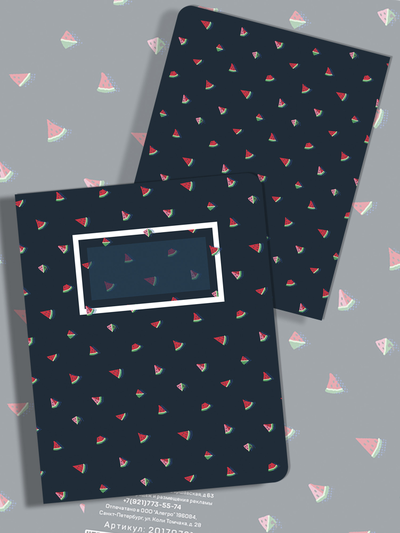 Тетради Милые Фрукты Sweet Fruit's 4 дизайна - 48 листов