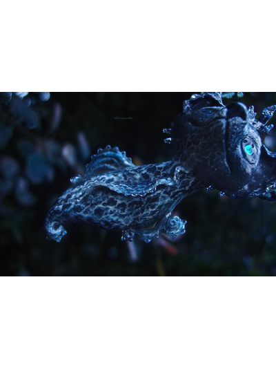 Волшебное колье "Морская Лисичка" (необычное фэнтези-украшение в морском стиле)