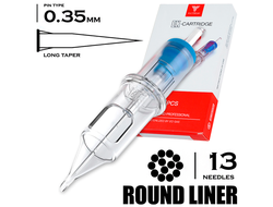 13 RLLT/0.35 - Round Liner Long Taper "DragonHawk Extreme"