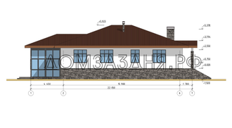 Коттедж 13Х22
