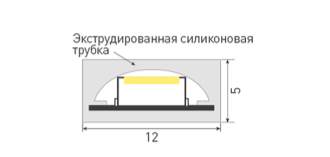 ЛЕНТА ARLIGHT RTW-PS-B60-12mm 12V RGB (14.4 W/m, IP67, 5060, 5m)