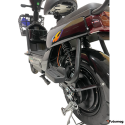 Электромопед GreenCamel Тайфун GT EV2pro (1000W 60V23Ah Li-ion ) быстросъем черный