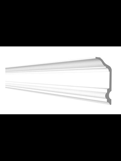 Потолочный плинтус DECOR-DIZAYN DD505, из дюрополимера, под покраску, ударопрочный, 2 метра