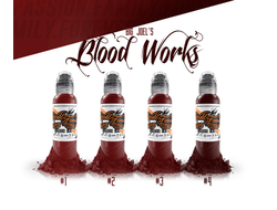 Big Joel's Blood Works Color Set - "World Famous" (США 4 шт по 1OZ - 30 мл)