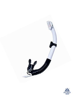 Трубка для дайвинга H.Wind spiral силикон сухая цветная