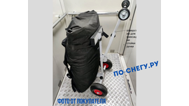 Отзыв от Сергея из г.Москва:
"Спасибо за тележку, отличное качество и функционал! И мотор и лодку удобно перевозить. Часто бывает, что парковка далеко от подъезда, теперь это не имеет значения))."