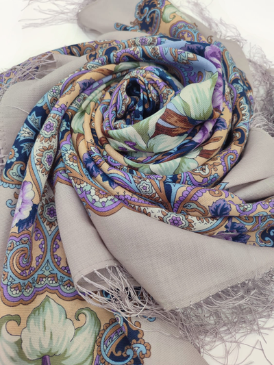 Павловопосадский платок Сказки летней ночи 1862-2