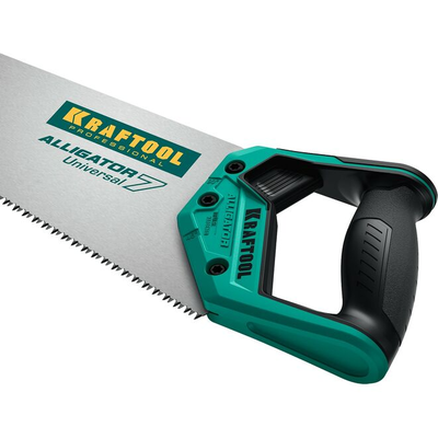 Ножовка KRAFTOOL Alligator 7 универсальная, 450 мм, 7 TPI, 3D зуб, (15004-45_z01)