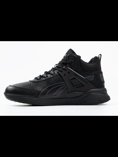 Кроссовки Puma Running System Leather Black зимние