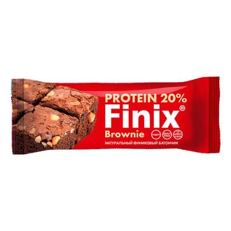 Батончик финиковый с протеином, арахисом и какао "Brownie", 30г (Finix)