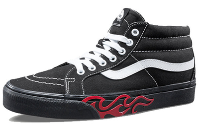 Vans flame cut hot sale