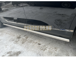 Защита штатного порога труба Папа Тюнинг d53 для GAC GS8 2025-
