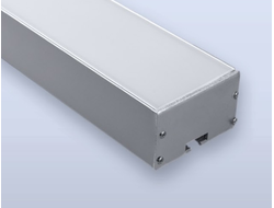 Накладной алюминиевый профиль для светодиодной ленты с рассеивателем Eleganz 25091