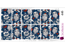 Слайдер-дизайн 446 - Новогодние совы, елочные украшения 2