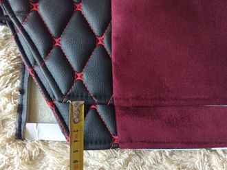 Чехлы  Премиум для DONGFENG GX520 от 2022г.в. (1 рем; 2 выс.сид; 2 вод.подл.)  экокожа+вельвет (черн/красн)