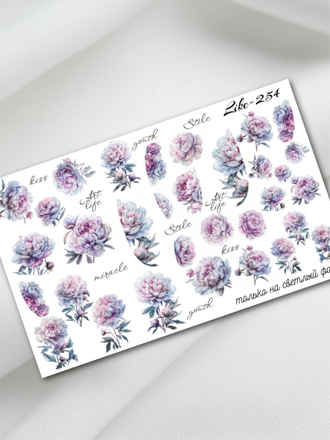 Слайдер-дизайн для ногтей LIKE-254