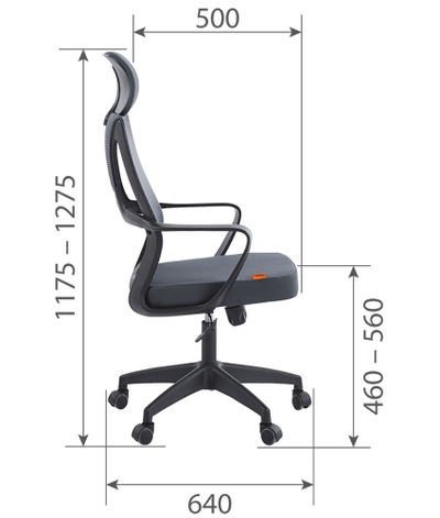 Кресло CH636 черный