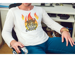 Свитшот "Огонь всегда в моде"