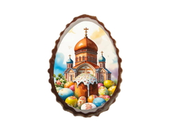 Тульский Пряник "Пасха" с декором и повидлом  100 гр.