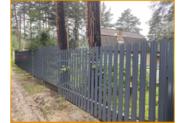 Забор из евроштакетника - Механизатор