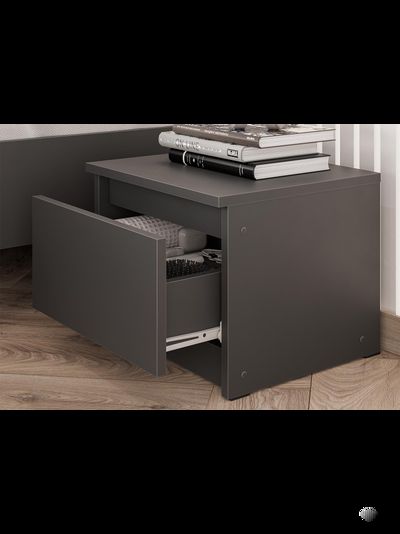 Денвер комплект мебели для спальни Графит серый