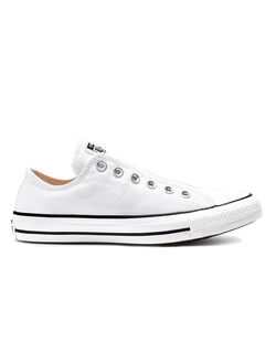 Кеды Converse Chuck Taylor All Star Slip белые низкие 164301C