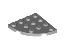 Plate, Round Corner 4 x 4, Light Bluish Gray (30565 / 4211662 / 4579294)