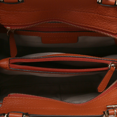 Сумка MICHAEL KORS Jet Set Travel однотонная (Оранжевая)