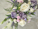 Прекрасное сочетание цветов цветочной композиции Дениза № АРК07/Размер 50*55*35 см/на АОАБУКЕТ