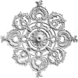 Розетка орнаментальная SR91V (врезная, наборная)