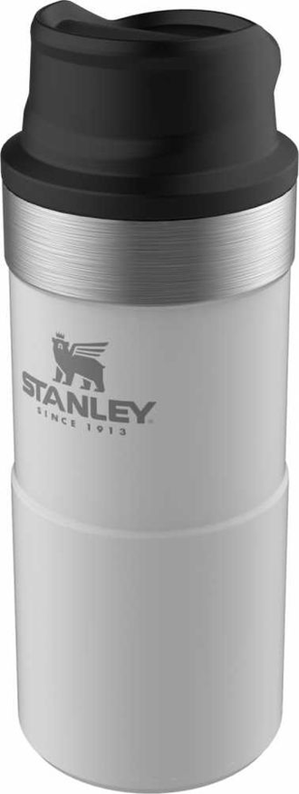 Термокружка STANLEY The Trigger-Action Travel Mug, 0.35л, белый