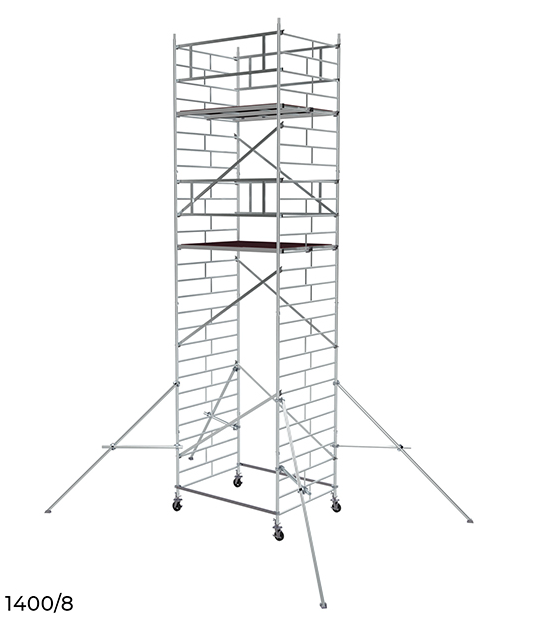 Вышка модульная алюминиевая 1400/8