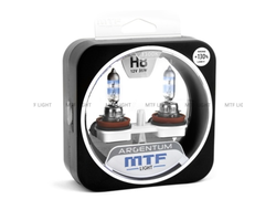 Комплект галогенных ламп H8 Argentum +130% 2шт.  Артикул: H3A1208