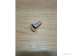 Болт М8*1,25*25 бампера 2107 хромированный