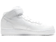 Кроссовки Nike Air Force 1 Mid 07 White вид сбоку