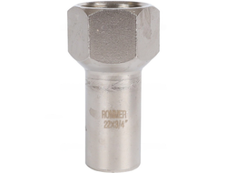 Вставка ROMMER переходная НПр-ВР, 22х3/4, из нержавеющей стали прессовой
