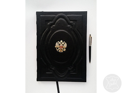 Мужской блокнот из натуральной кожи, кожаный ежедневник, ежедневник ручной работы, ежедневник спб